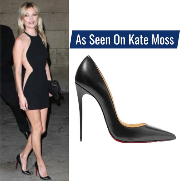 Christian Louboutin So Kate 120 Nappa Leather Pump Black Size 40 - Picture 2 of 15